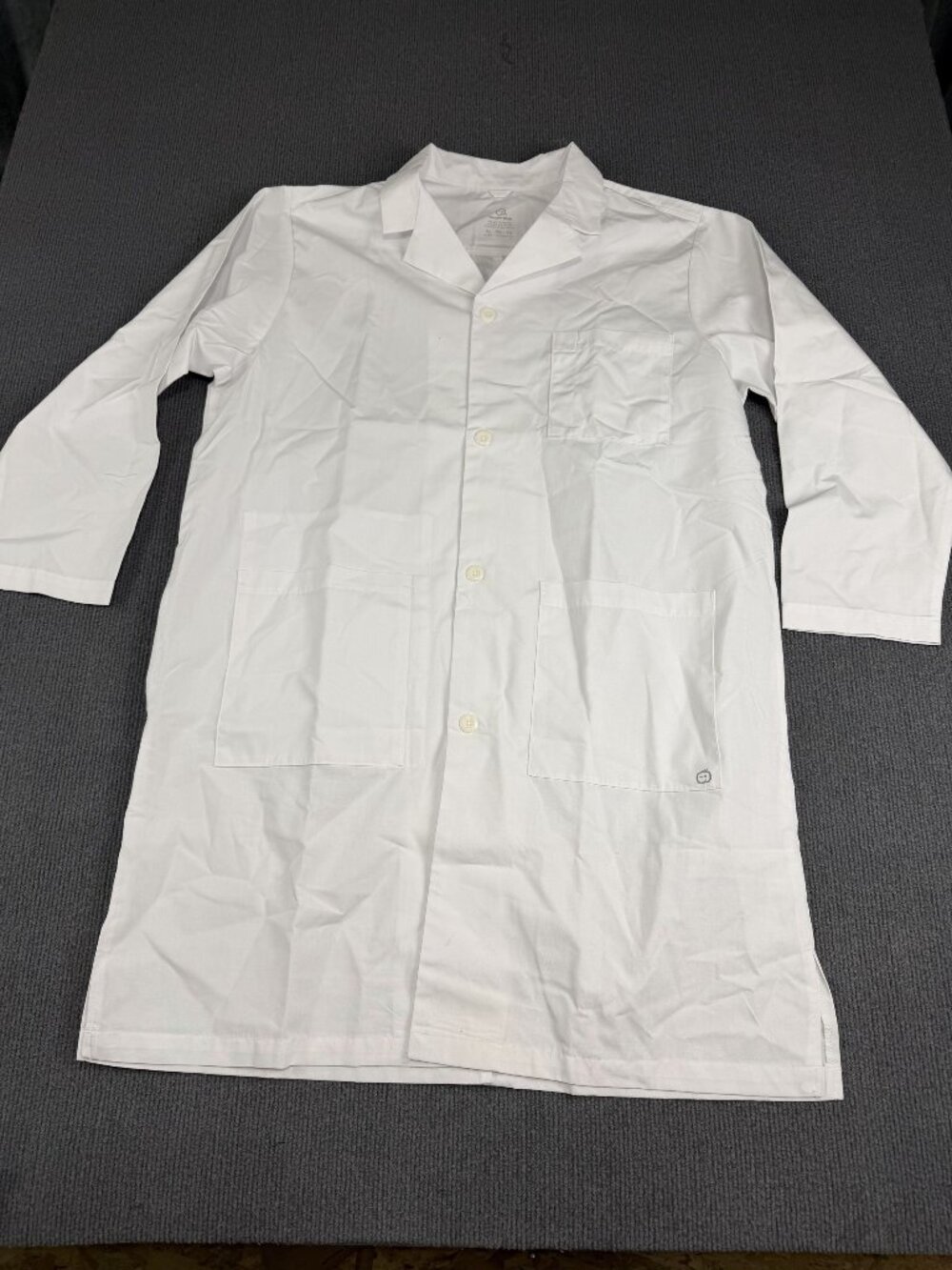 Wonderwink Mens XL White Lab Coat Long Sleeve Three Pockets NWOT